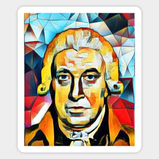 James Watt Abstract Portrait | James Watt Artwork 2 Magnet